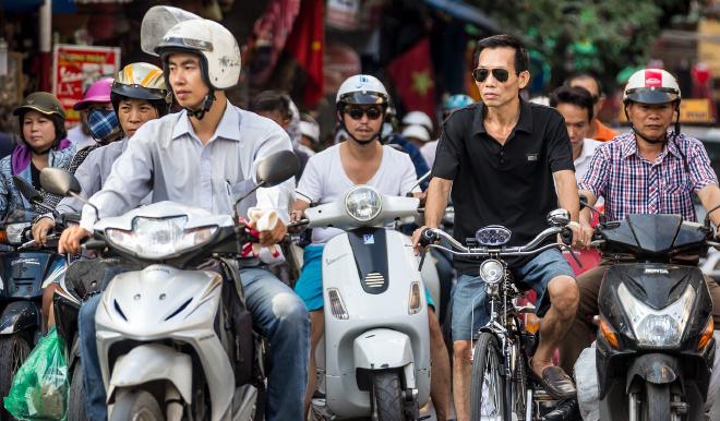 台灣路上常見的 Scooter (速克達) 機車